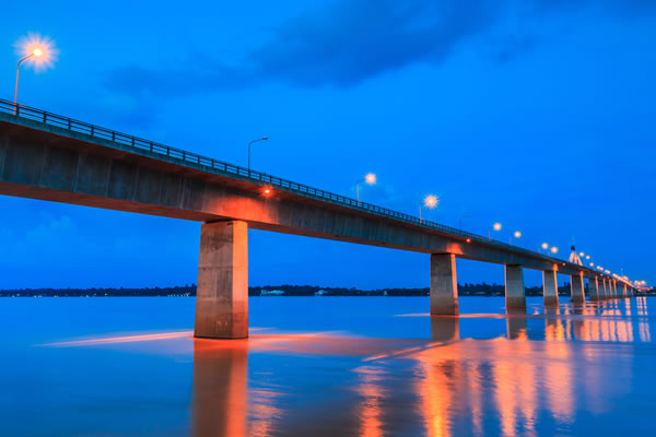 The Friendship Bridge, gateway to Laos
